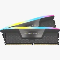 MEMORIA RAM DDR5 32GB (2X16) CORSAIR 6000MHZ VENGEANCE RGB BLACK CMH32GX5M2B6000Z38