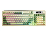 Perifericos Teclado Inalambrico Aula S99 Pro Green/Light Cream BT Gamer