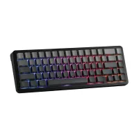 PERIFERICOS TECLADO INALAMBRICO AULA F65 GRADUAL GREY RGB SWITCH GREY WOOD V3 GAMER MECANICO BT