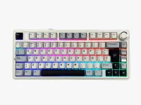 PERIFERICOS TECLADO INALAMBRICO AULA F75 BLUE WHITE PURPLE RGB SWITCH REAPER GAMER MECANICO BT