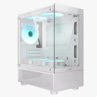 Gabinete Gamer LNZ P11 X5 Fan ARGB White P11-ARGB-WHTM