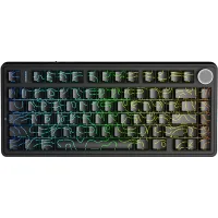 Perifericos Teclado Inalambrico Aula F75 Black Contour Switch Seiya Gamer Mecanico BT