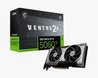 Placa De Video Nvidia Geforce MSI RTX 5060 Ti 16GB Ventus 2X OC Black Plus G506T16V2CBP