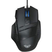 Perifericos Mouse USB Aula S12 RGB Black Gamer