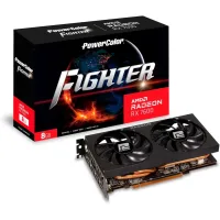Placa De Video Radeon PowerColor RX 7600 Fighter 8GB GDDR6 RX7600 8G-F/V2