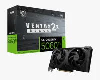 Placa De Video Nvidia Geforce MSI RTX 5060 Ti 16GB Ventus 2X OC Black Plus G506T16V2CBP