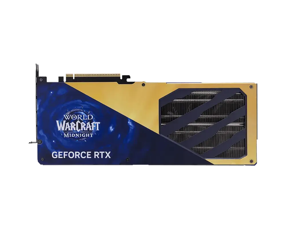 Placa De Video Msi Geforce Rtx 5070 12g World Of Of Warcraft Midnight Void Edition Oc