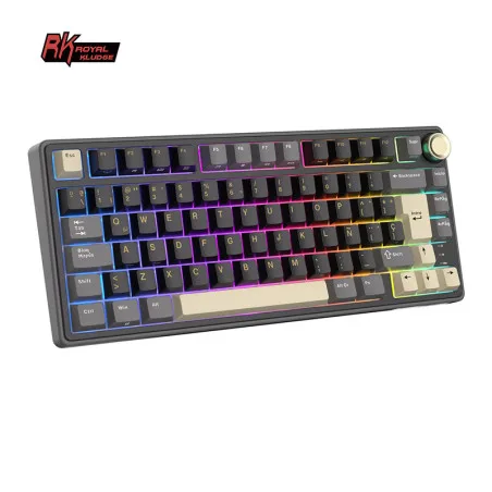 Teclado Royal Kludge Rkr75 Phantom Switch Silver 75%