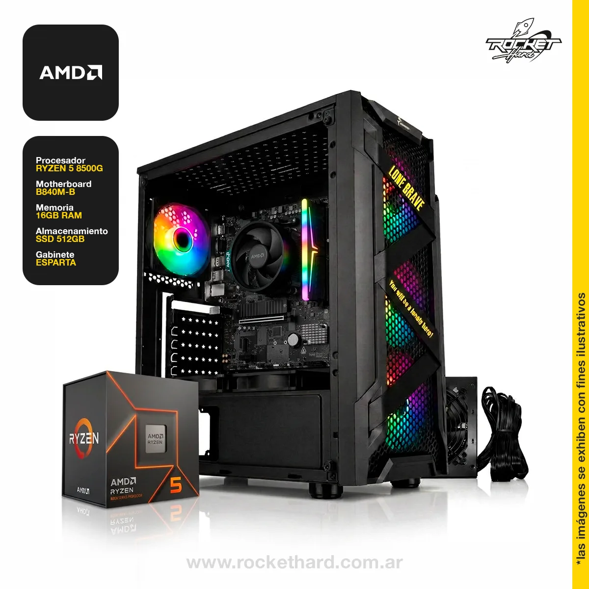 PC PROMO RYZEN 5 8500G AM5 - 16GB - 512GB