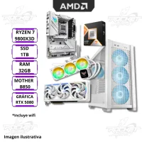 Pc Rocket  Ryzen 7 9800x3d Am5 - Rtx 5080  - 32gb - 1tb Nvme