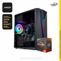 Pc Rocket Amd Ryzen 5 3400g - 8gb - Ssd 240gb - Gabinete Rgb C/ Fuente 600w