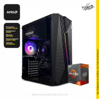 Pc Rocket Amd Ryzen 5 3400g - 8gb - Ssd 512gb - Wifi - Gabinete Rgb C/ Fuente 600w