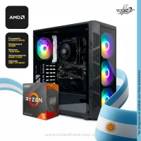 Pc Ryzen 5 3400g-16gb+512gb+gabinete Rgb+wifi