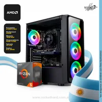 Pc Ryzen 5 5500-a520m-k-16gb-512gb-rtx 3060m-750w+gabinete Rgb