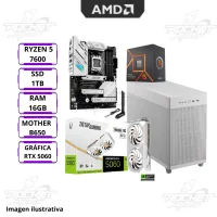 Pc Rocket Asus 06 Ryzen 5 7600 - Rtx 5060  - 750w Gold