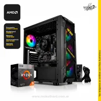 Pc Ryzen 5 3400g-16gb+512gb+gabinete Rgb+wifi