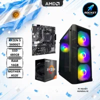 Pc Ryzen 5 5600gt - 16gb - 480gb - Gabinete Rgb