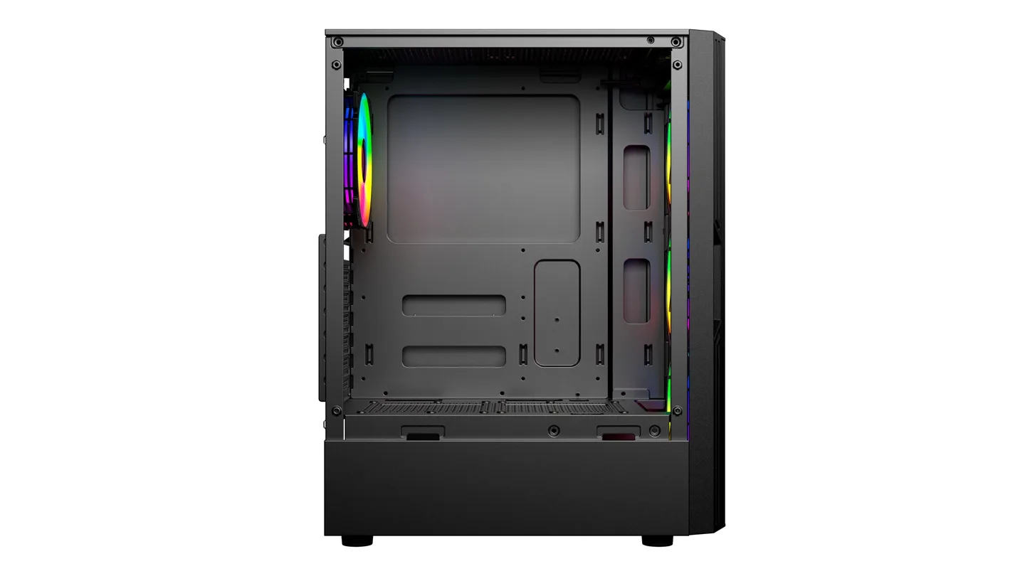 Gabinete Sentey Hunter 4 Coolers ARGB Vidrio templado lateral