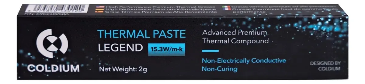 Pasta termica Coldium Legend rendimiento extremo 2g
