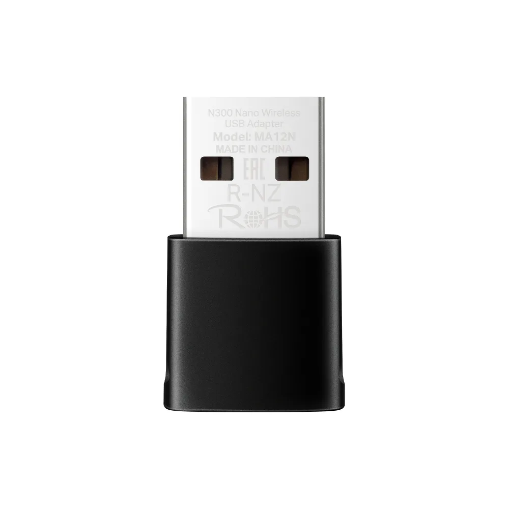 Placa WiFi USB Mercusys MA12N 300 Mbps Nano