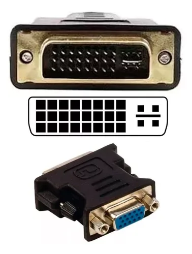 Adaptador DVI 24+5 macho a VGA Hembra