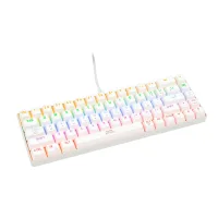 Teclado Raptor Fireclaw M68 Mecanico compacto Outemu Red RGB USB Blanco