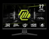Monitor MSI 27 pulgadas MAG 272F FHD 1080p 200 Hz Rapid IPS 0.5 ms HDMI DP