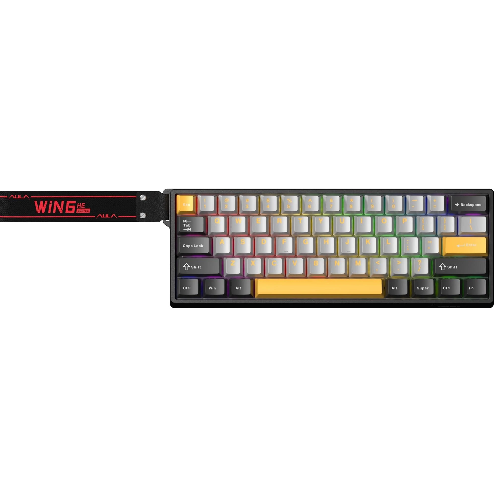 Periféricos Teclado Gamer Aula Magnetico Hall Effect 8K 60% RGB USB-C Switch WIN60 HE Max