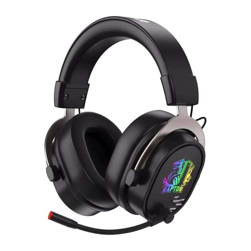 Auricular Gamer/PS4/PC Raptor Inferno Black X Pro-Wireless-7.1