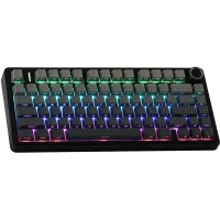 Periféricos Teclado Gamer Aula F75 Black Degrade Rgb Sw Reaper