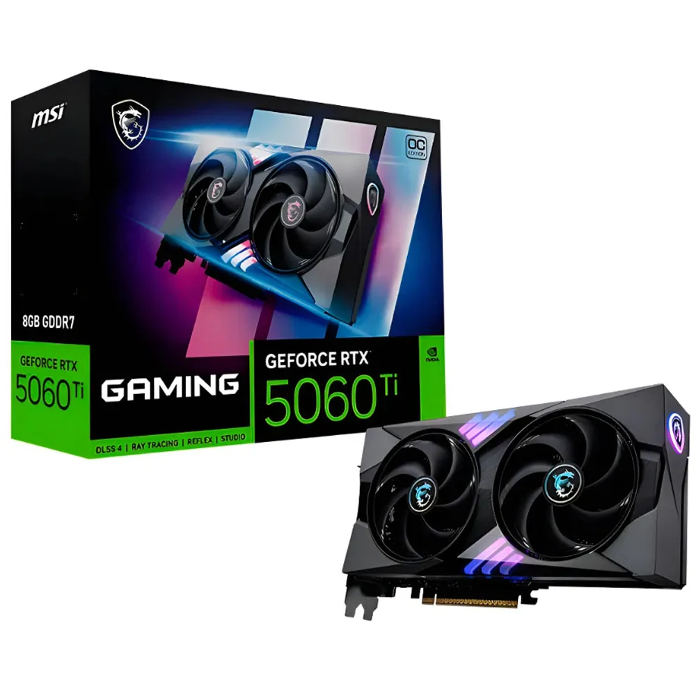 Vga 8gb Rtx 5060 Ti Msi Gaming Oc Gddr7