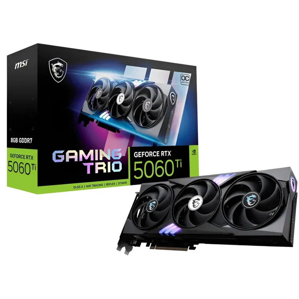 Vga 8gb Rtx 5060 Ti Msi Gaming Trio Oc Gddr7
