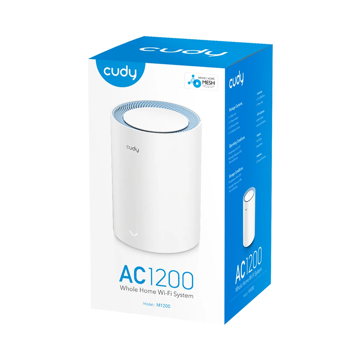 Mesh Cudy   Sistema Wi-Fi de malla AC1200     1 pack