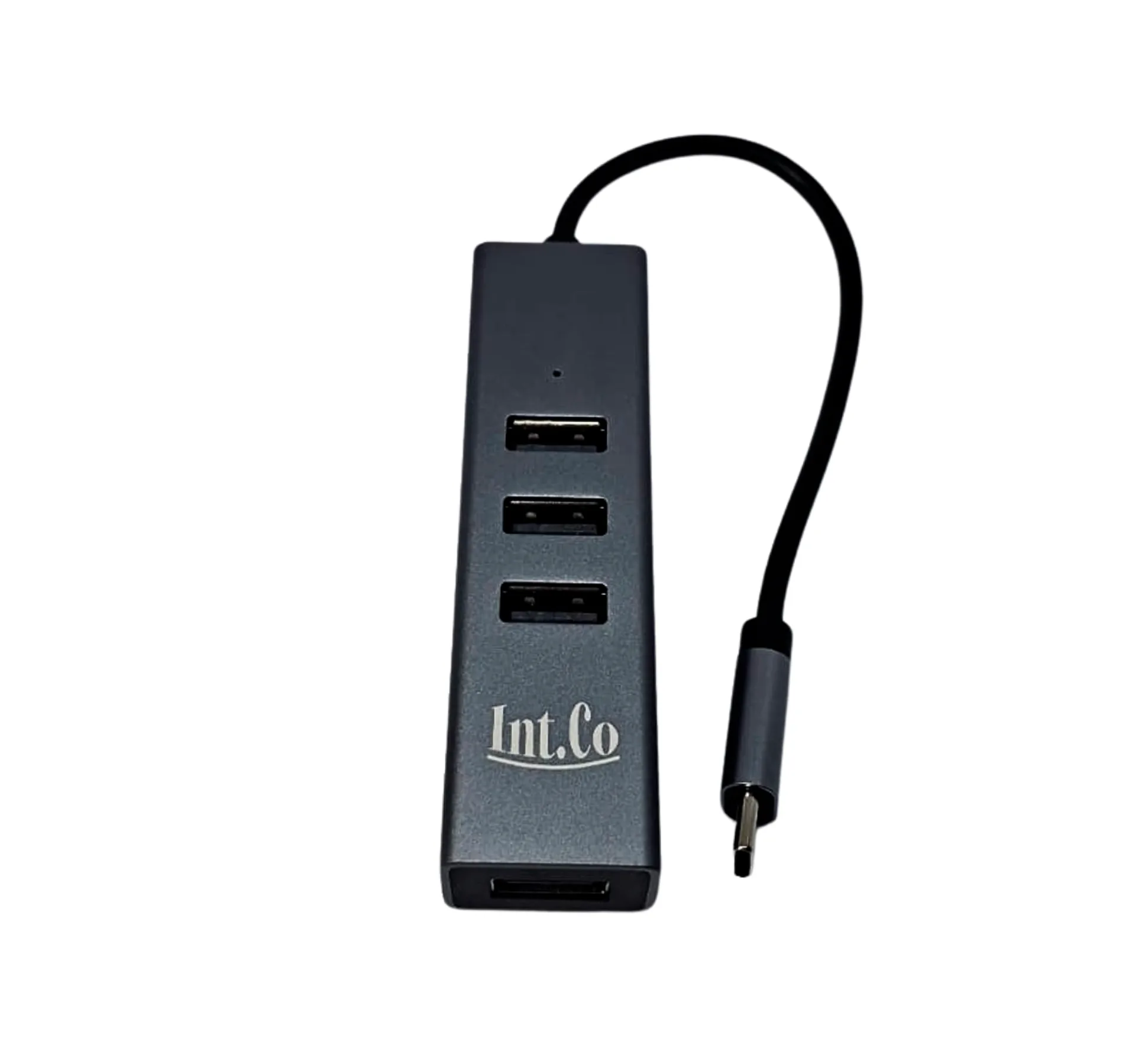 HUB USB Tipo C a 4 Puertos USB 2.0 de Aluminio