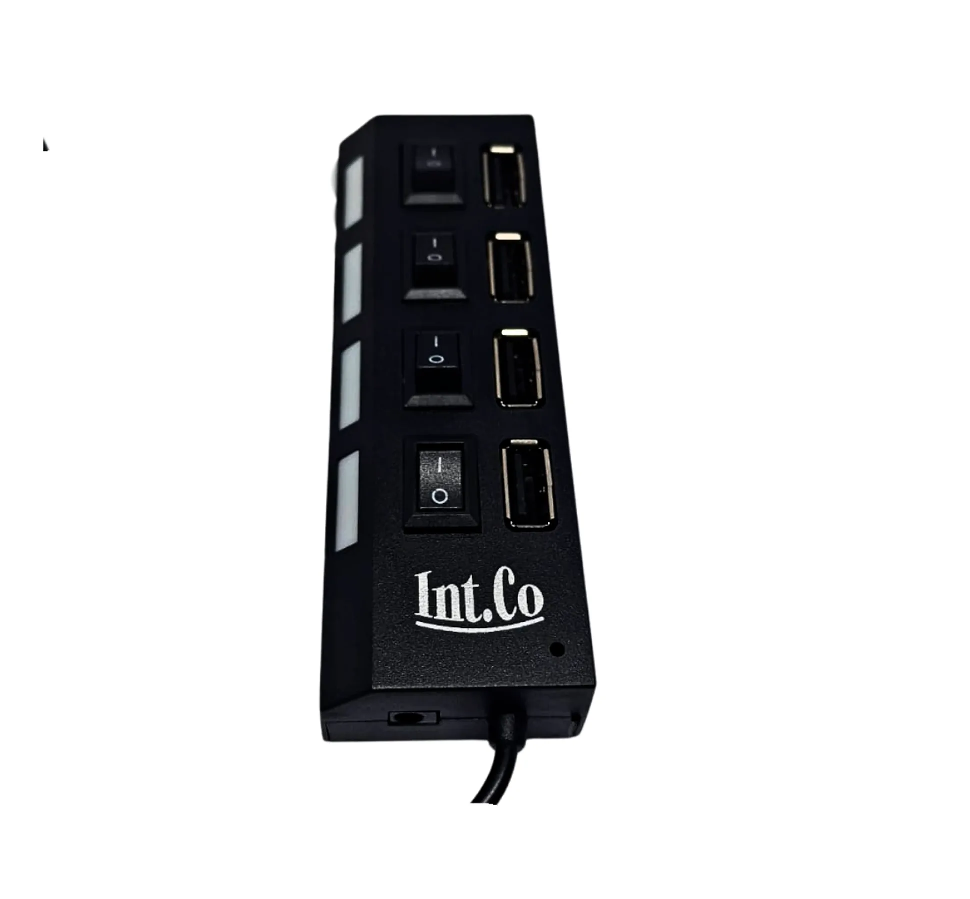 Hub USB 2.0 de 4 Puertos ,Compacto  INT.CO KQ-4911