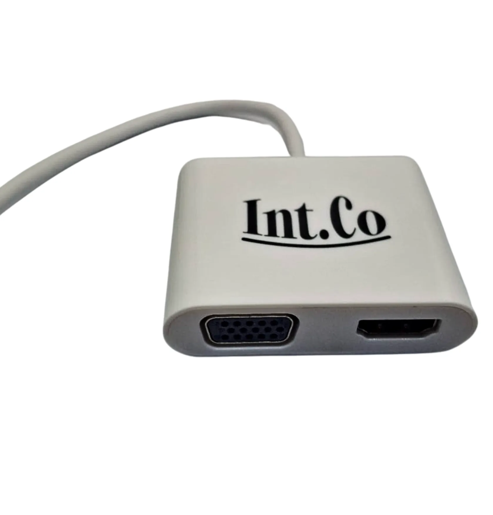 Hub USB-C a HDMI 4K, VGA 1080P, USB 3.0 y carga PD KQ-018 Marca INT.CO