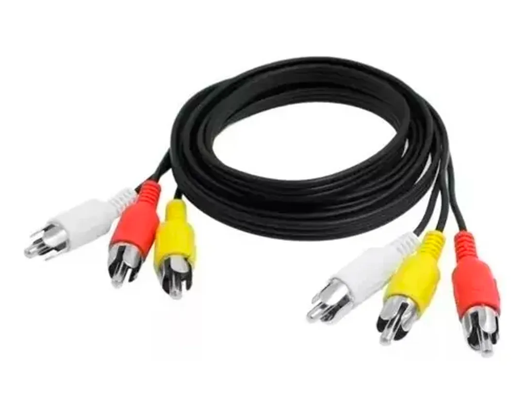 CABLE AUDIO  3 RCA A 3RCA      1.5 MTS