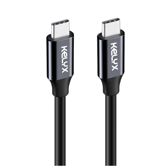 Cable Kelyx USB TIPO C a TIPO C 240W / 20Gbp - 4K ULTRA HD 1mt