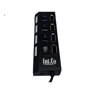 Hub USB 2.0 de 4 Puertos ,Compacto  INT.CO KQ-4911