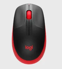 Mouse Inalámbrico LOGITECH M190 Rojo