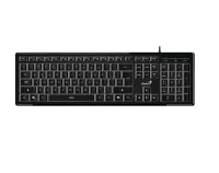 TECLADO RETROILUMINADO GENIUS SLIMSTAR 820 CON CABLE