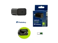 Cargador USB-C a 220v   PROBATTERY  PD20W BLANCO/NEGRO