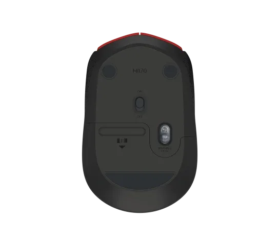 Mouse Logitech M170 Red Wireless Inlamabrico