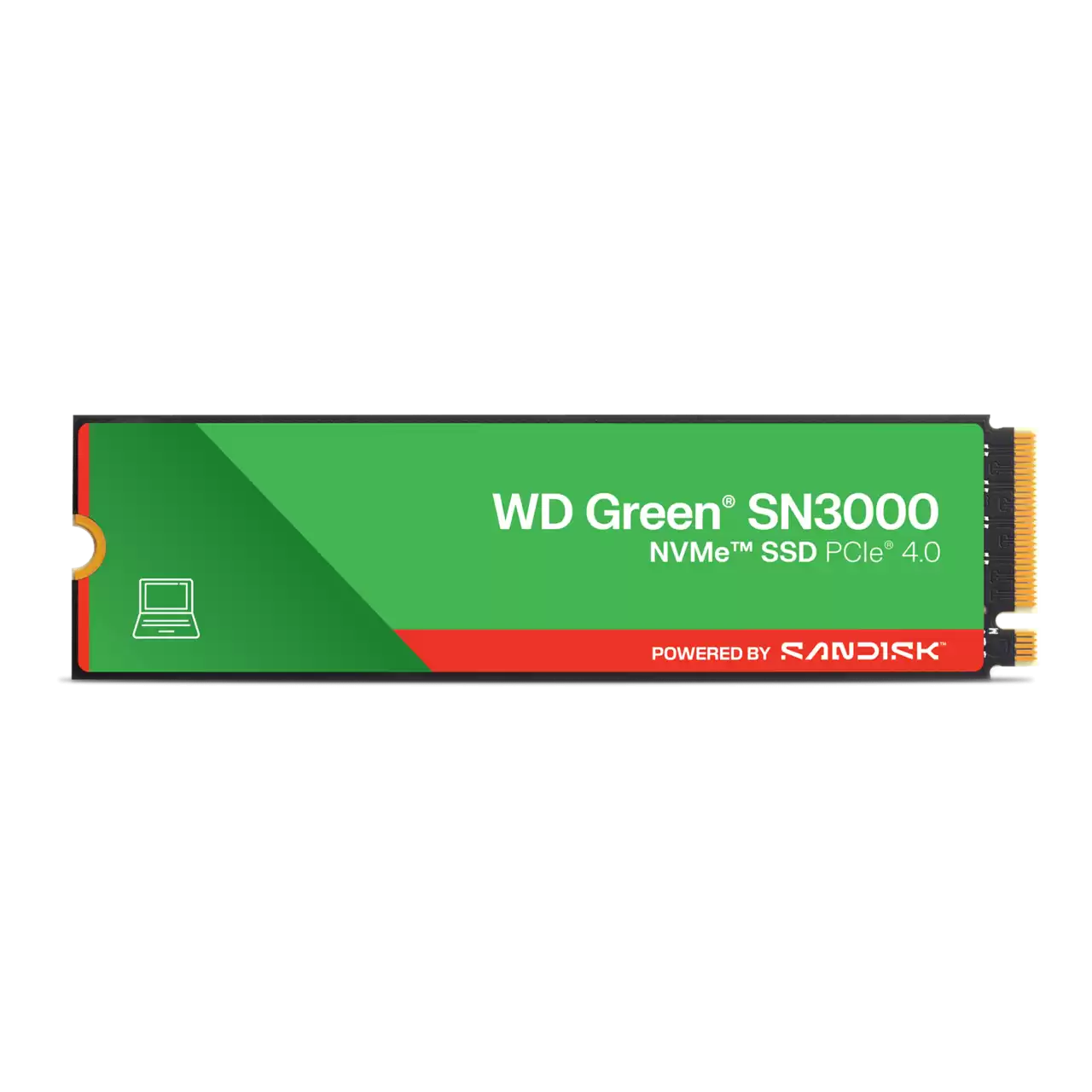 Disco Ssd M.2 Wd Green Sn3000 500gb Nvme 5000 Mb/s