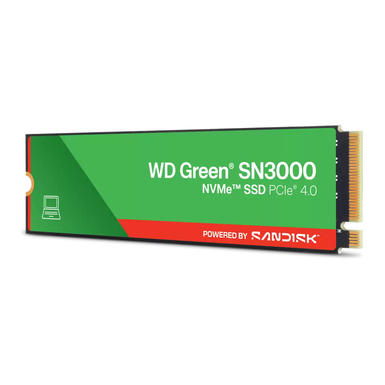 Disco Ssd M.2 Wd Green Sn3000 500gb Nvme 5000 Mb/s