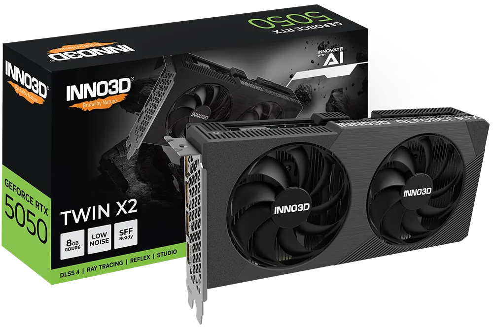Placa De Video Inno3d Geforce Rtx 5050 8gb Twin X2 Gddr6