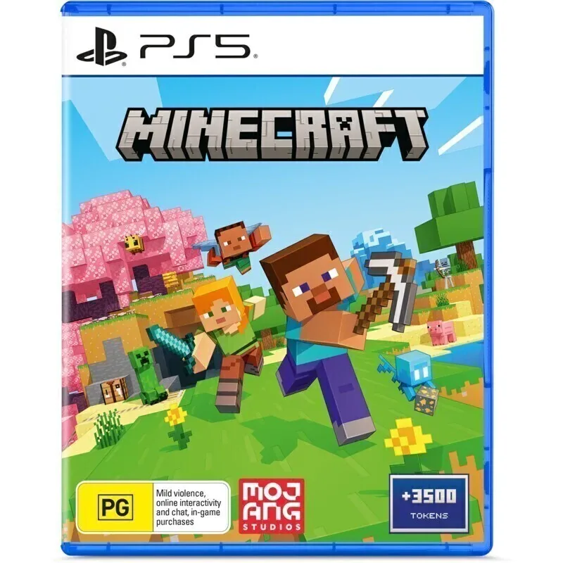 Minecraft Ps5 Fisico + 3500 Tokens
