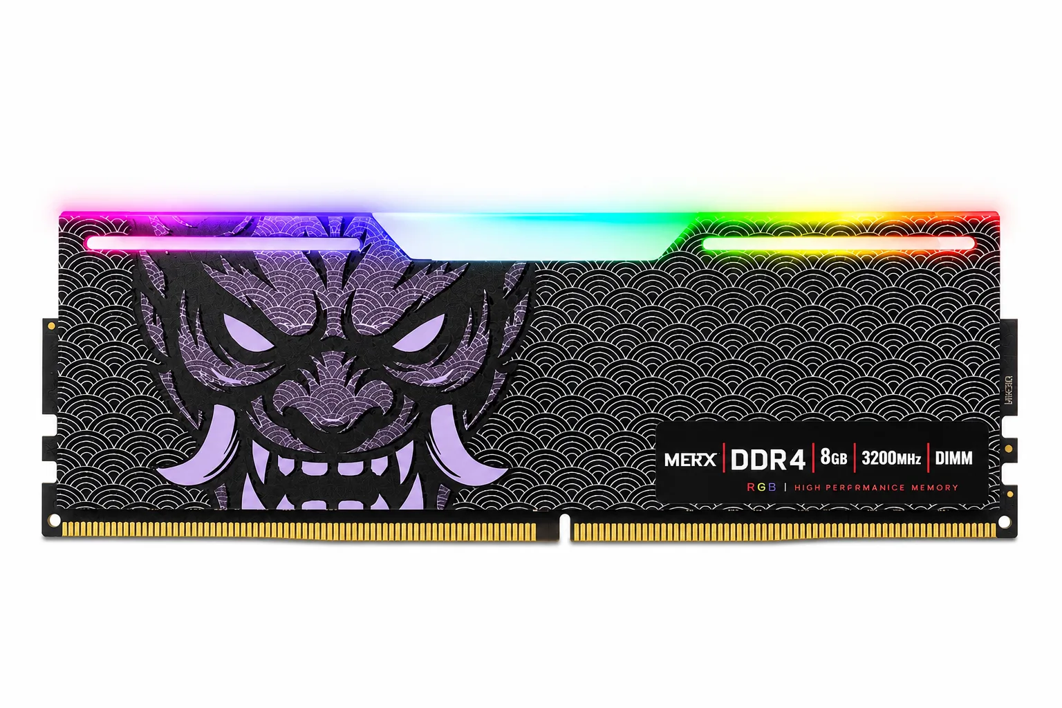 Memoria Ram Merx Akuma Rgb 8gb Ddr4 Udimm  3200mhz 1.2v