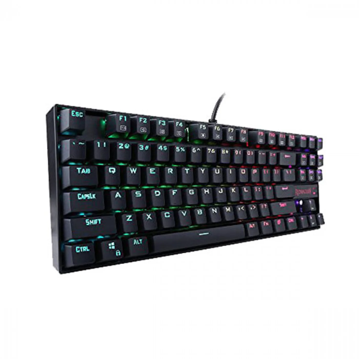 TECLADO REDRAGON K552 KUMARA 2 RAINBOW RED SWITCH MECANICO