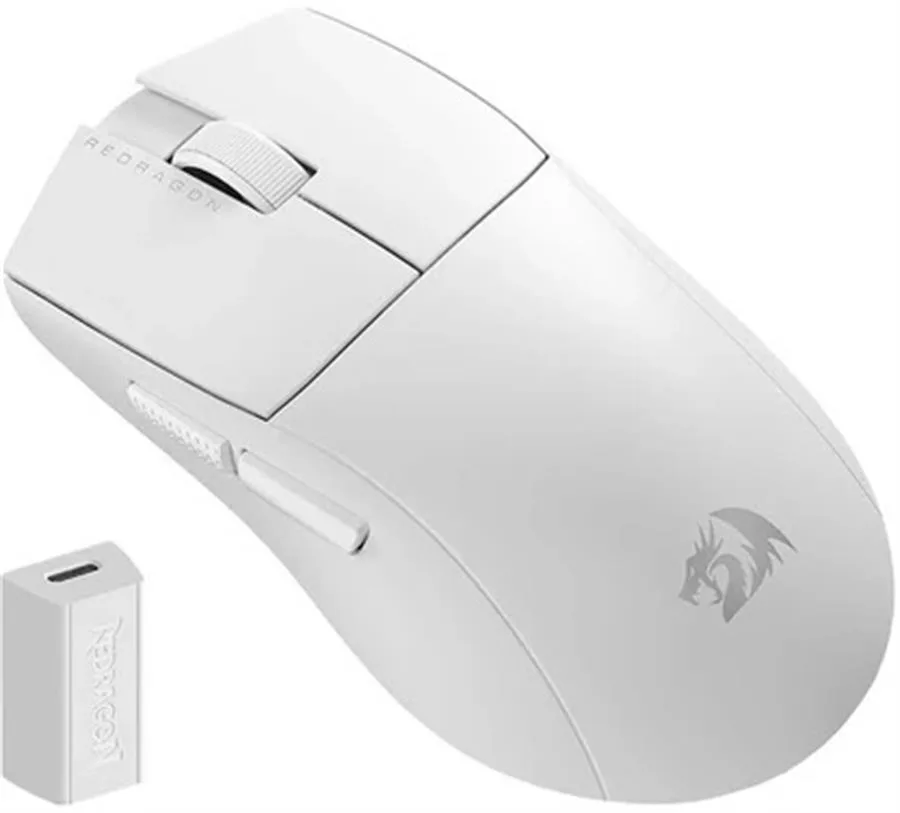 Mouse Gamer Inalambrico Redragon King M916 Pro 4k 26.000 Dpi 4k Polling Rate 49gr Sensor 3395 Tri Modo 2.4ghz Bt